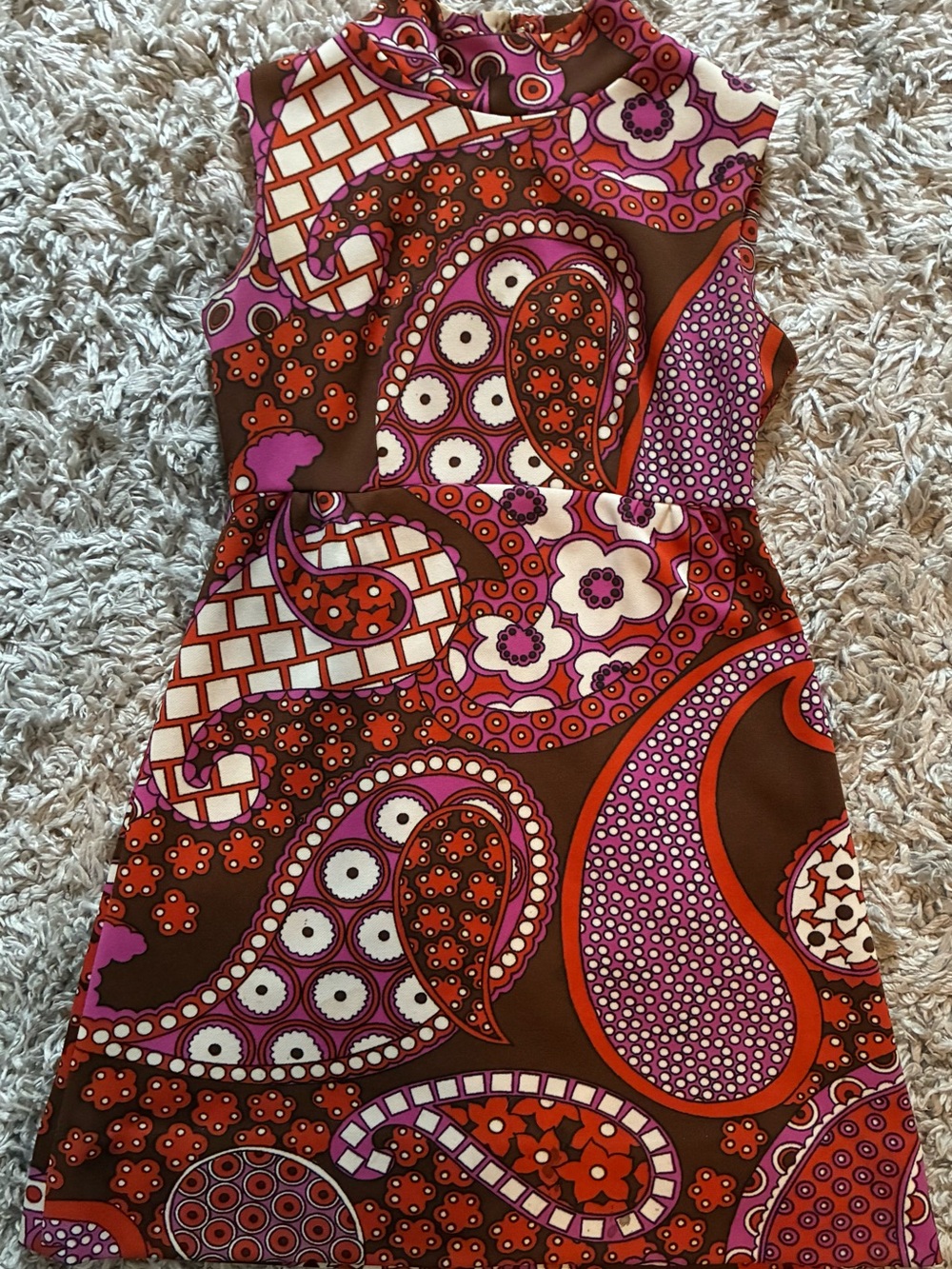 Vintage Paisley A-Line Dress original
